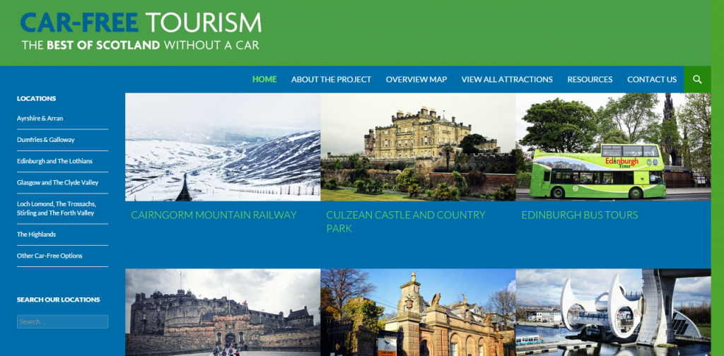 Car Free Tourism: Visit Scotland’s most popular tourism attractions without a car