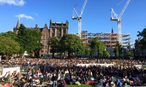 Film in the City - Mean Girls audience looking at screen - credit Unique Events